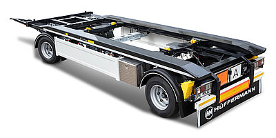 Roll carrier 2-axle turntable