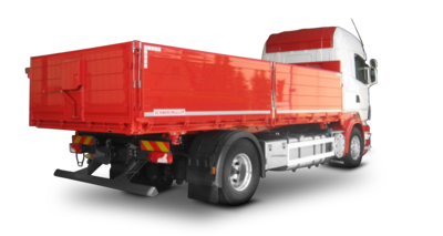 3-way tipper body for 2A truck - long-haul transport