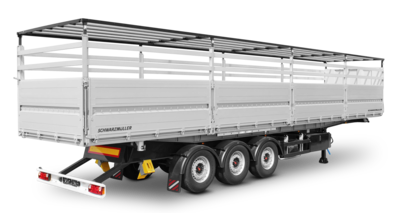 3-axle 3-way tipper semitrailer - long-haul transport