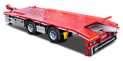 Multi carrier 2-axle central axle