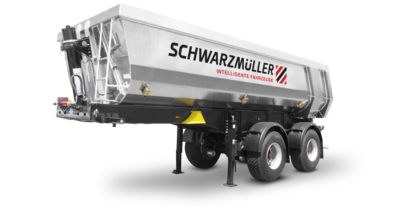 2-axle aluminium segment tipper semitrailer - wheelbase 1,810 mm