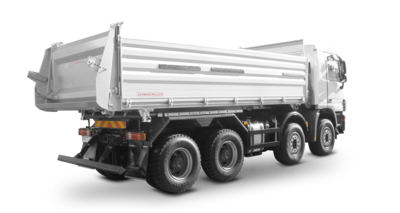 3-way tipper body for 4A truck - building site